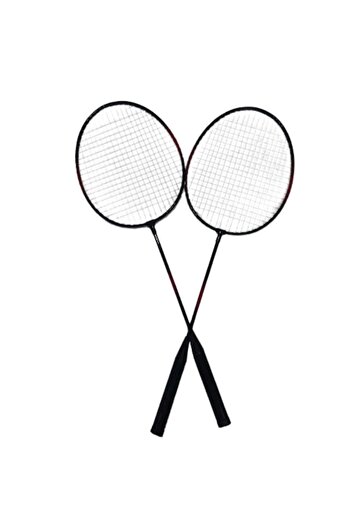 OEM Set 2 rachete de badminton cu 1 volan și capac albastru