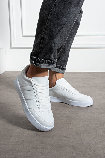 pasyone White Men's Casual Sneaker Shoes