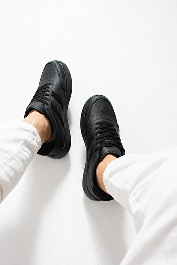 pasyone Black Men's Casual Sneaker Shoes