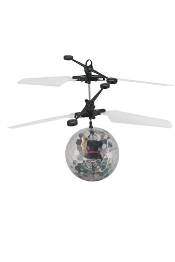OEM Mini infrared helicopter with manual control and color change, 14.5 x 11.5 cm