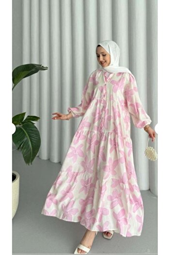 VELLICHOR ΦΟΡΕΜΑ MODAL FABRIC ΑΝΘΙΣΤΑΣΙΣ ΜΕ ΚΟΥΜΠΙ - ΡΟΖ