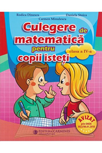 Editura Carminis Culegere de matematica pentru copii isteti clasa a