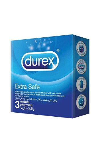 Durex Pack Of 3 Extra Safe Condoms