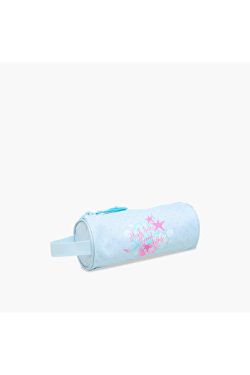 Roll Road Printed Pencil Pouch with Zip Closure
