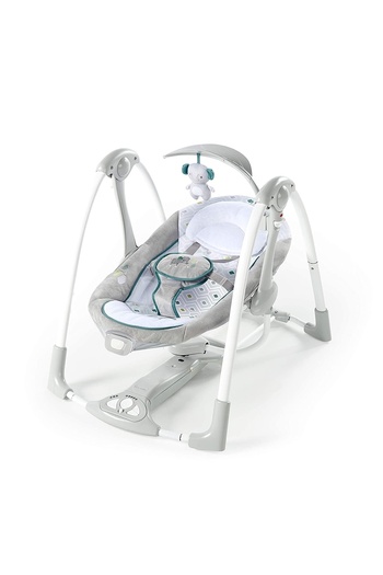 Ingenuity - ConvertMe Swing 2 Seat Battery-Saver Portable Swing, Nash