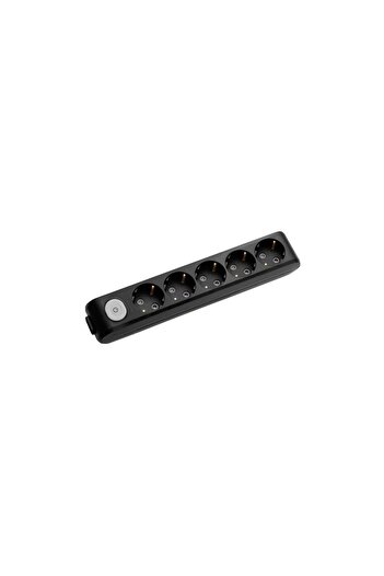PANASONIC Power Strip with 5 Outlets and Switch - Black