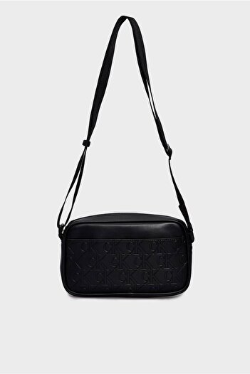 Calvin Klein Men Jeans Black Monogram Soft Cam Bag / Men's Black Handbag Zm0Zm03000 Ogk