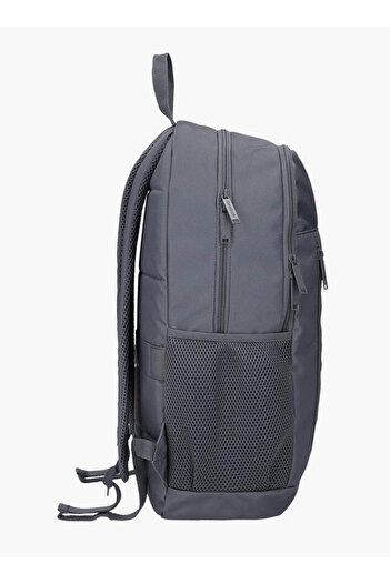 Reebok Logo Print School Backpack with Adjustable Straps and Zip Closure - 38x19x43 cm