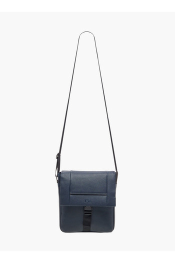 LBL by Shoexpress Textured Crossbody Bag with Adjustable Strap - W 24 x H 27 x D 7 cm