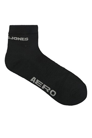 Jack & Jones JACK JONES Yazılı Erkek Spor 3 lü Topuk Çorap 12283236
