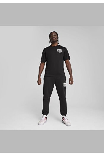 Puma Ανδρικό παντελόνι φόρμας μπάσκετ με αφίσα