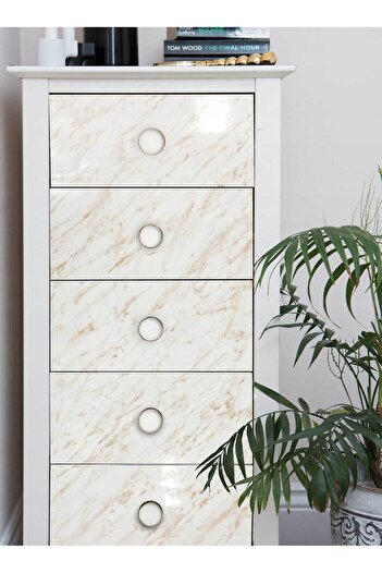d-c-fix 276-8131 Krem Mermer Desen Kendinden Yapışkanlı Folyo ( 67 cm x 2 mt )