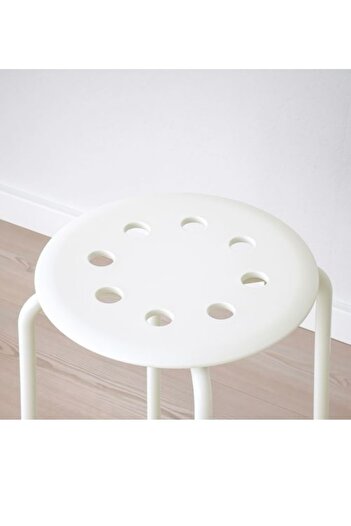 IKEA Marıus Tabure Beyaz Yüksekliği: 45 Cm