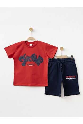 Giyinse Skatepark Boys Summer Suit Red