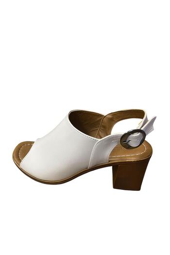 WHİTE LİNE Women's Heeled All Face Summer Shoes