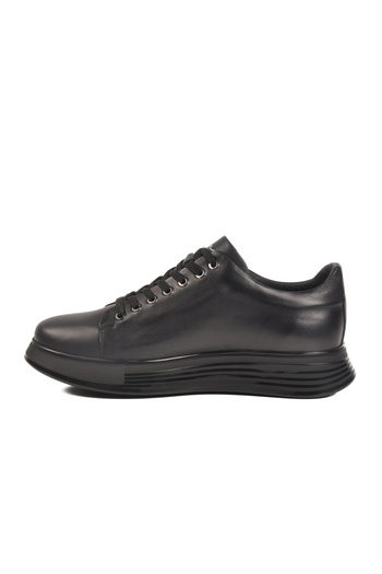 MARCOMEN Black Genuine Leather Anatomical Men's Casual Shoes 152-21032 m