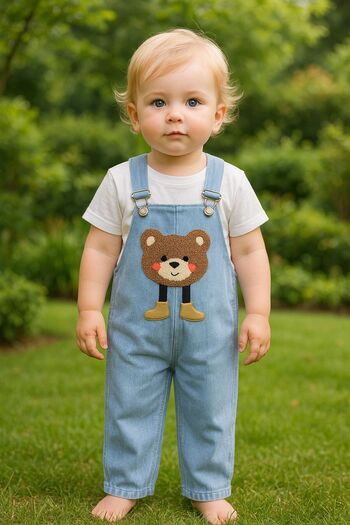 gül garden Baby Denim Slopet T-Shirt