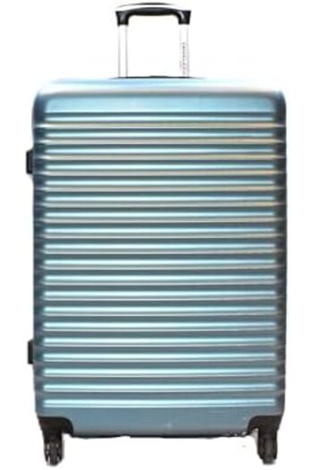 David Jones Paris Luggage, Hardside Spinner Luggage, Ultra Lightweight ABS, 4 Double Wheels, 20/24/2