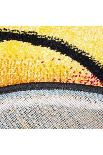 Kolibri Round Children's Room Carpet Rainbow 11087-160, Multicolor, 9 Mm Thread