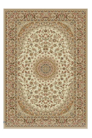 Lotos Carpet 1555-110, Beige, Cream, 8 Mm Thread, Anti-Allergic, Living Room, Bedroom