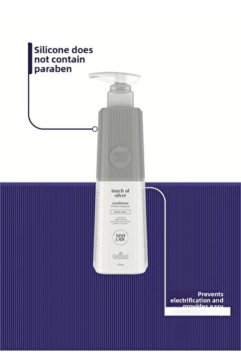 NISHLADY Touch of Silver Hair Conditioner 503ml / Dore Exterminator Purple Conditioner