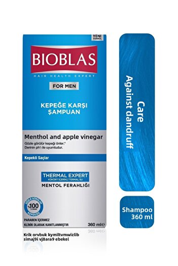 Bioblas Thermal Expert Men 360 ml Anti-Dandruff Shampoo