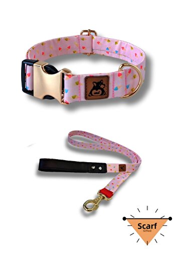 UTDpet Daydream Dog Collar and Travel Dispatch Strap Set (With Scarf Gift)