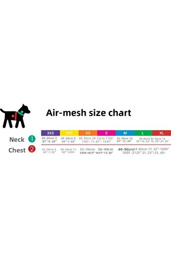 Tailpetz Neon Orange S Size Air-Meshharness Dog Harness