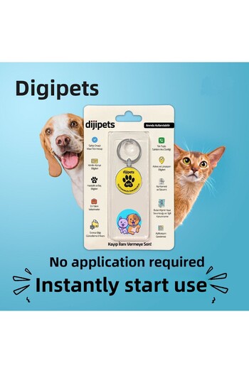 MVG Store Dijipet Paw Friendly Smart Leash Digital Imprint and Location Information (End to Give a Loss)