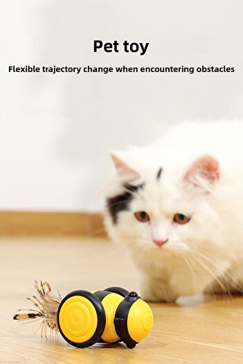 NEUTRON Yellow Movable Cat Toy