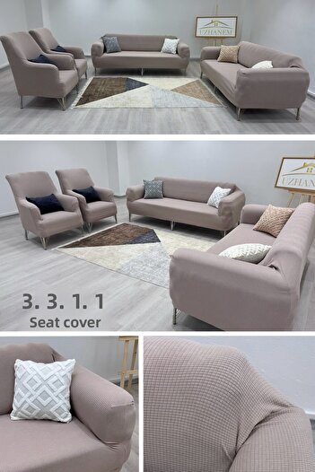 uzhanem 3 3 1 1 Lycra Seat Cover Set - Home Textile Product