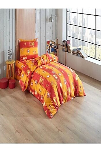 üntaş Üntaş fan yellow red single size duvet cover set gstaraftartek