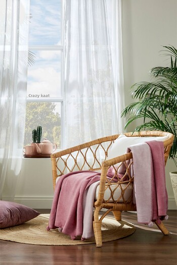 Özdilek Colourist Pompom Single Double Sided Cotton Blanket 150X200 cm