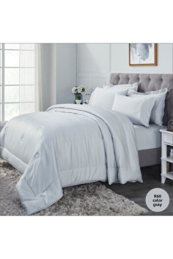 Donetella 300 Tc Blended Cotton Bedding Comforter Set, 6 Pcs King Size Size Fits 240x260 Cm, 350 Gsm Filling