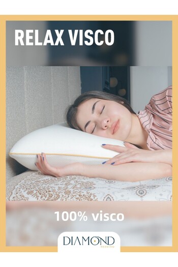 YASÜ 1000Gr Orthopedic Relax Pillow 100% Visco Neck Support with Cover and Zipper