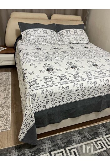 ASL HOME Double Personal Battal Size Bed Cover (Pi̇ke)