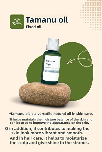 sabunal Tamanu Oil 30 ml - Cold Pressed Skin and Hair Care Oil