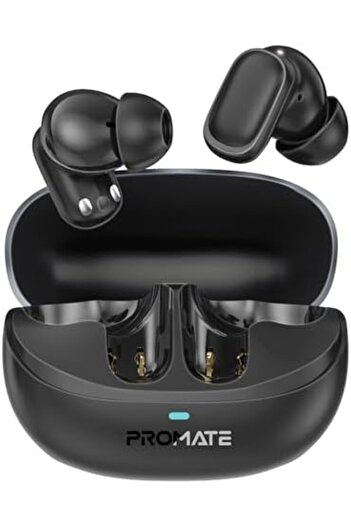 Promate TWS Earbuds With 6Hrs Playtime, HD Microphone for Immaculate Calls, IntelliTouch Controls, I