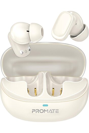 Promate TWS Earbuds With 6Hrs Playtime, HD Microphone for Immaculate Calls, IntelliTouch Controls, I