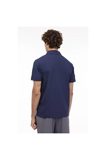 lumberjack Ανδρικό μπλουζάκι πόλο Karl - Navy Blue, Κλασικό γιακά