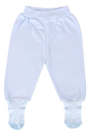 Kindo Baby Bebek Patikli Pantolon , Kendinden Çoraplı Pantolon , Annelerin Favorisi %100 Pamuk