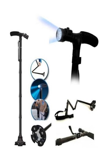 Primo Plus Adjustable Smart Walking Cane With Led Light