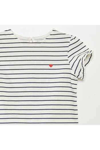 KIABI T-shirt + ribbed leggings set - 2-piece set WHITE