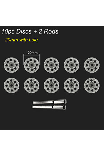 Choice Diamond Disc 20mm Diamond Cutting Disc Wheels Circular Saw Blade CutOff Rotary Tool Disk Mini Drill