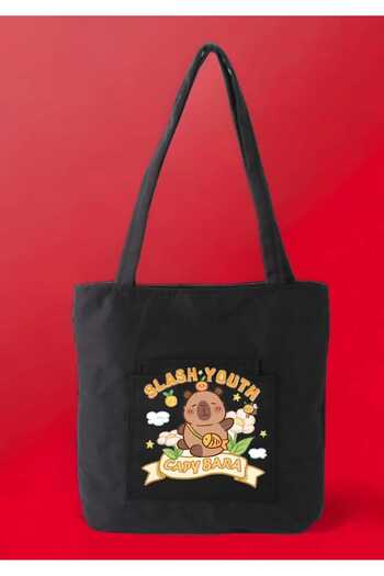 bhk desing Brown Teddy Bear Printed Girl's Shoulder Bag