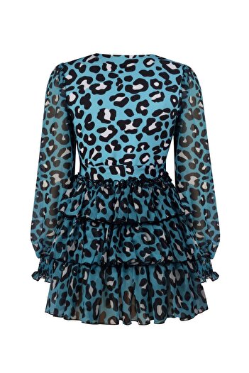Nur Karaata Margarita Blue Leo Elbise