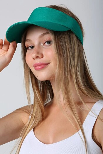 Remsa Mayo Ayarlanabilir Vizör Tenisçi Golf Şapka Güneş Koruyucu Siperlik RŞ-109 Benetton