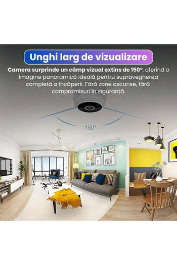 Spionescu Mini magnetic camera with stand, WiFi HotSpot, 1080P, night vision, motion detection
