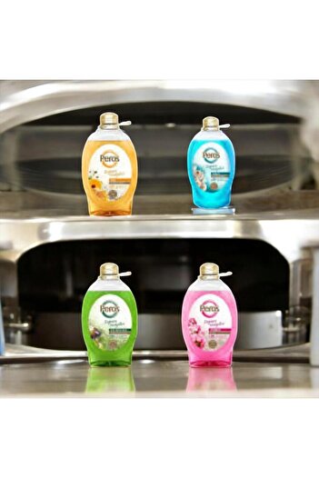 Peros 4 Pcs/4 Different Types of Liquid Soap-Aqua-Amber-Honey-Olive Oil Liquid Soap (4 Pcs)