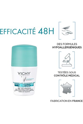Vichy 48H Anti-Transpirant/Spots Deodorant Roll-On